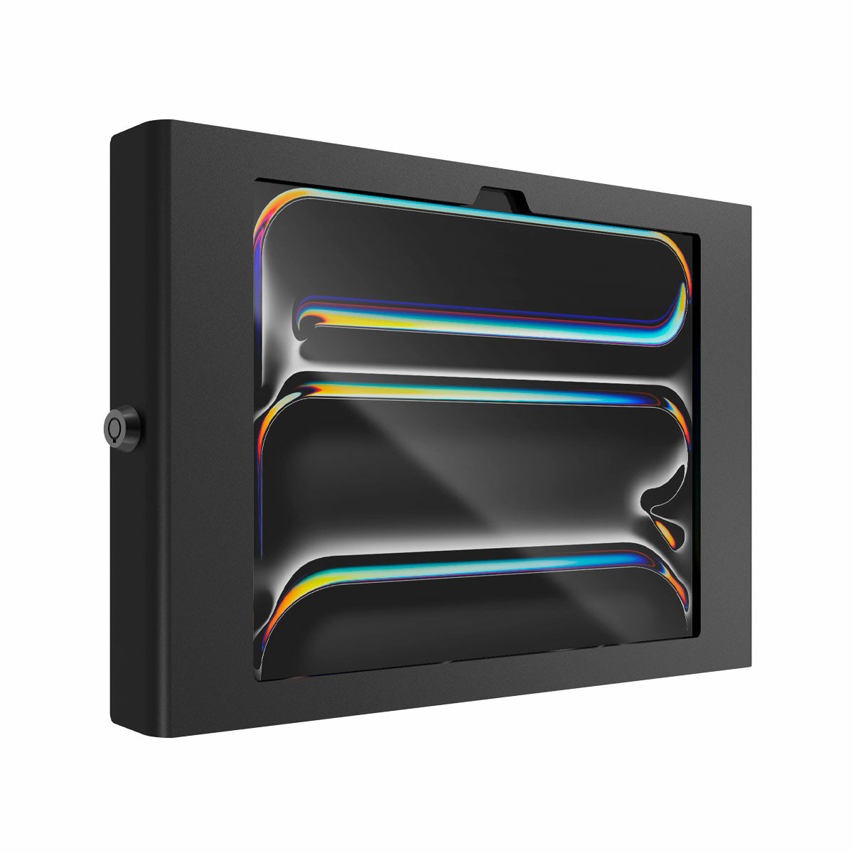 Compulocks iPad Pro M4 11" (2024), Apex Secured Enclosure Wall Mount - Boîtier - pour tablette - montage en verre, espace - verrouillable - aluminium de haute qualité - noir - Taille d'écran : 11" - Interface de montage : 100 x 100 mm - montable sur mur -