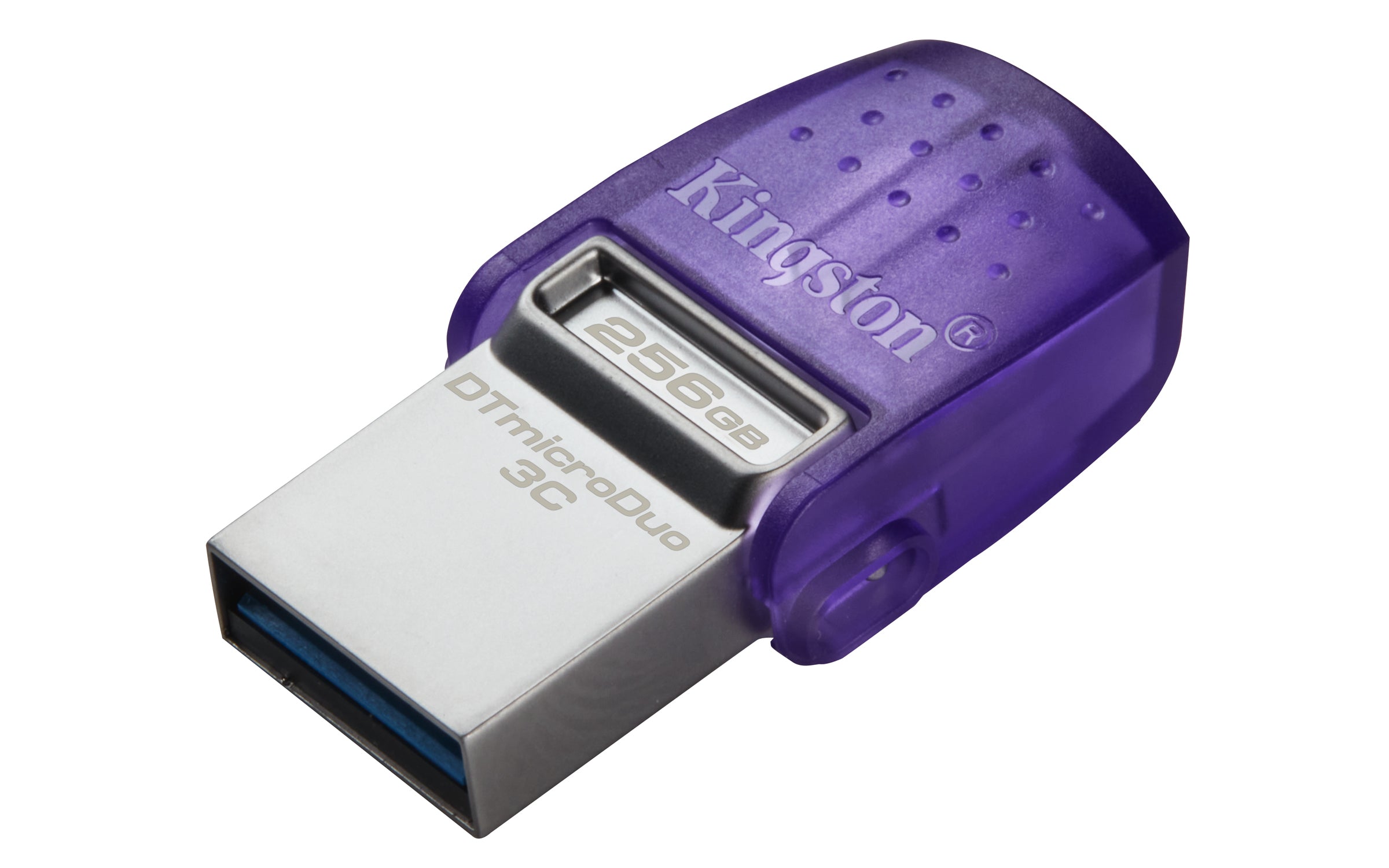 Clé USB-A/C 3.2  Kingston DataTraveler microDuo 3C - 256Go (Violet)