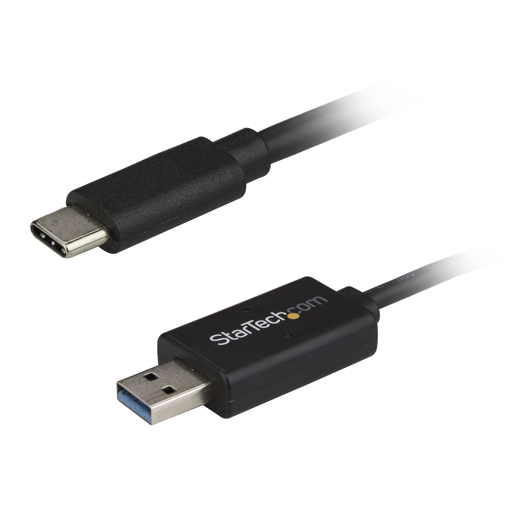 StarTech.com Câble USB 3.0 de transfert de données - USB-C vers USB A - Câble USB - 24 pin USB-C (M) pour USB type A (M) - USB 3.0 - 2 m - noir