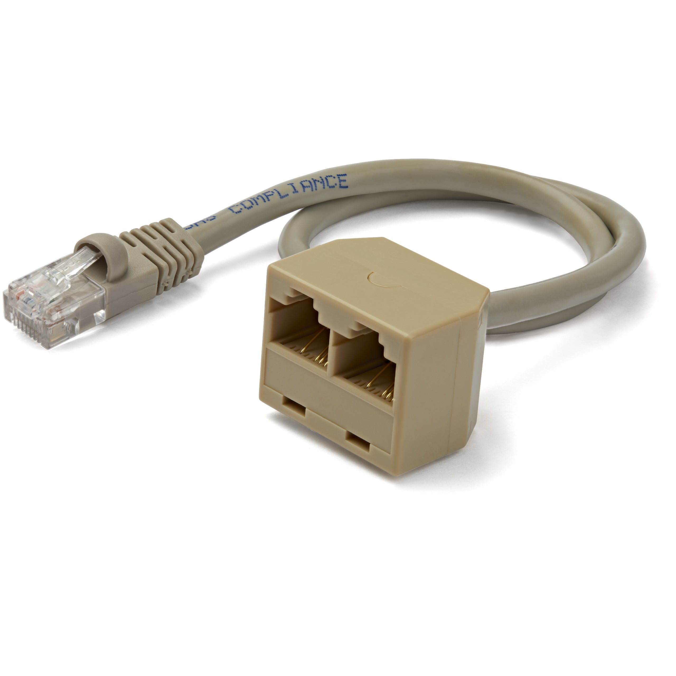 Câble Réseau Rigide UTP 6ème Catégorie Startech RJ45SPLITTER 0,33 m