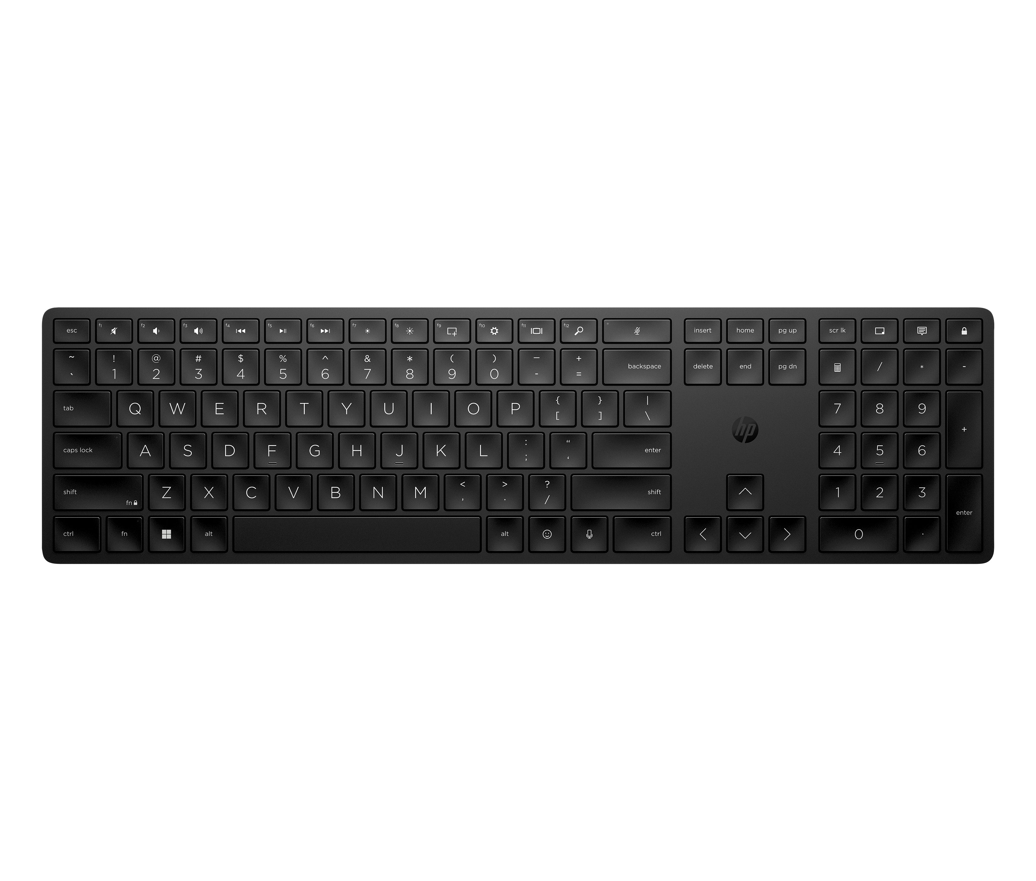 Clavier sans fil HP 4R177AA Noir Espagnol Qwerty