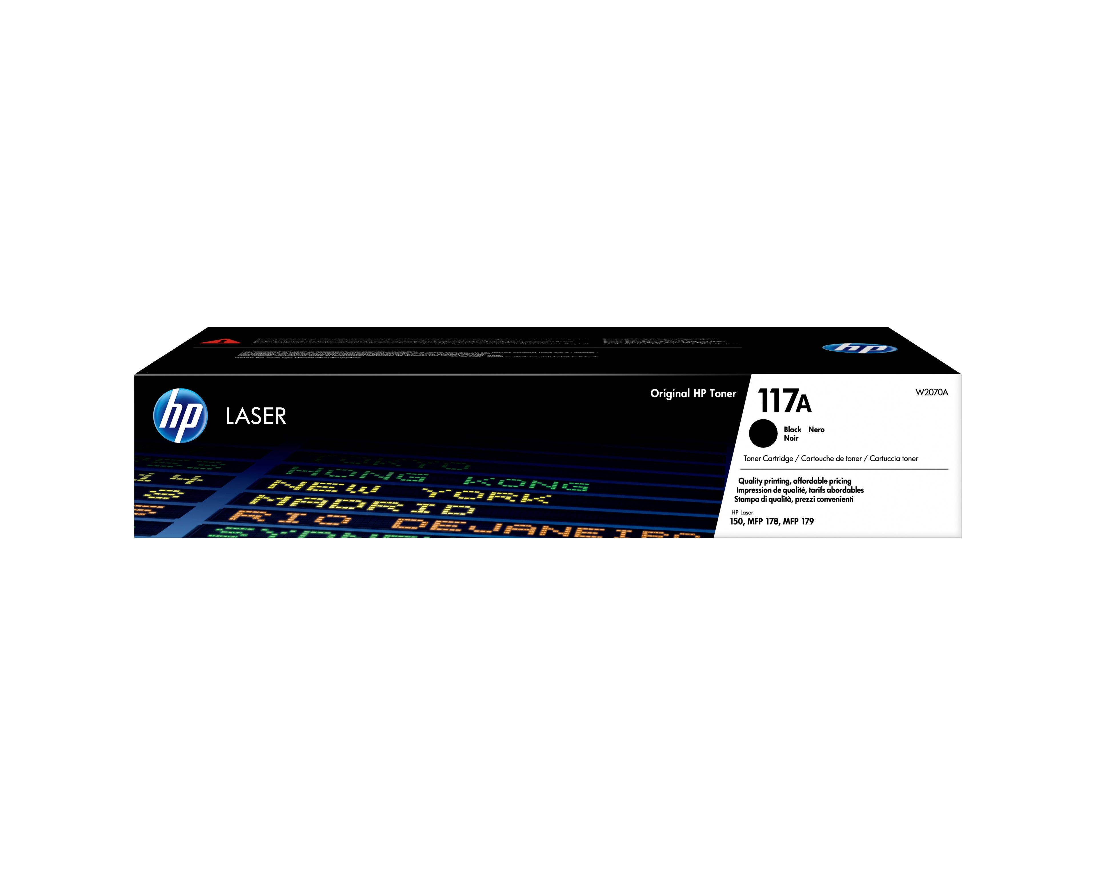 Toner original HP W2070A 150A/178/179Fnw Noir