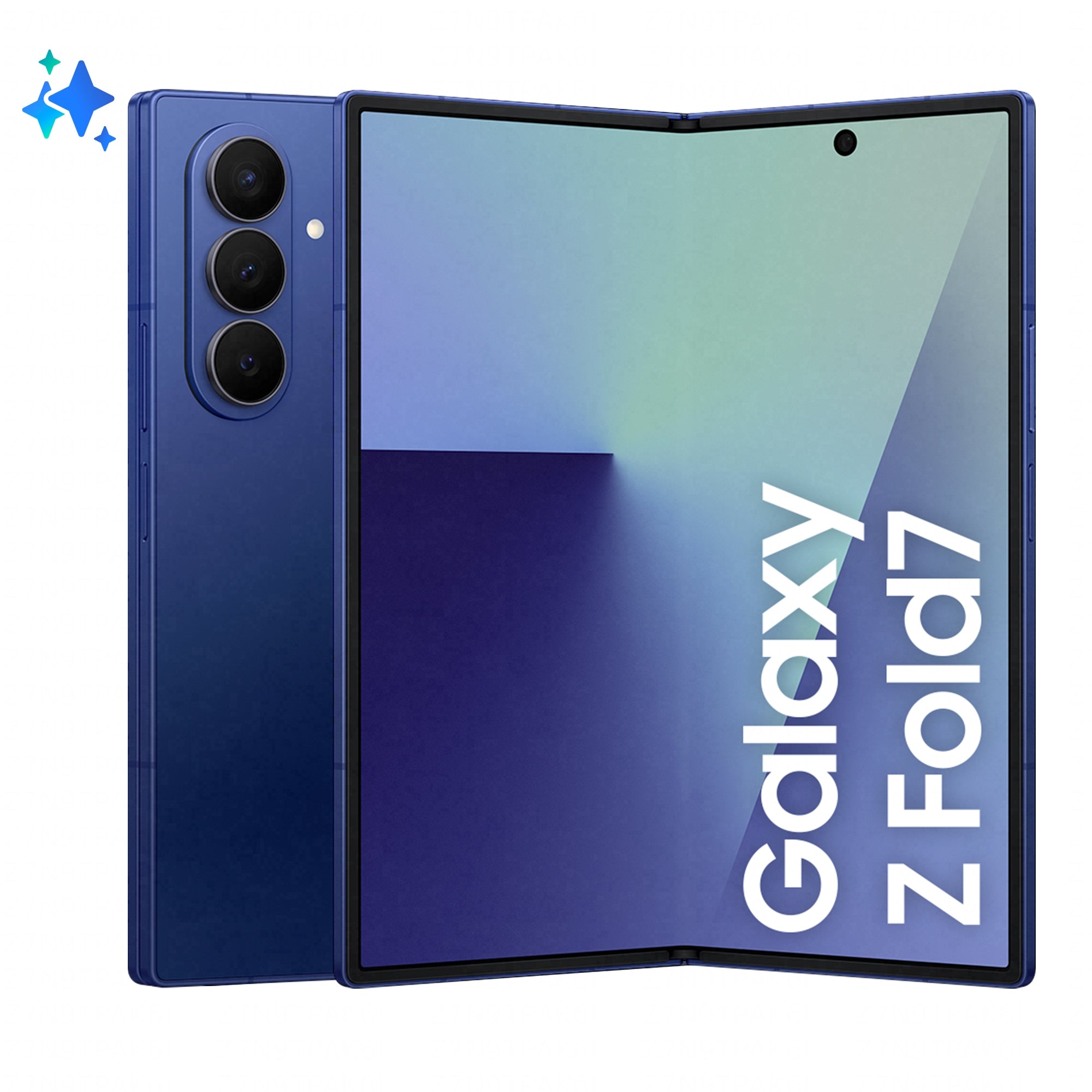 Smartphone Samsung SM-F966B 8" Octa Core 12 GB RAM 256 GB Bleu