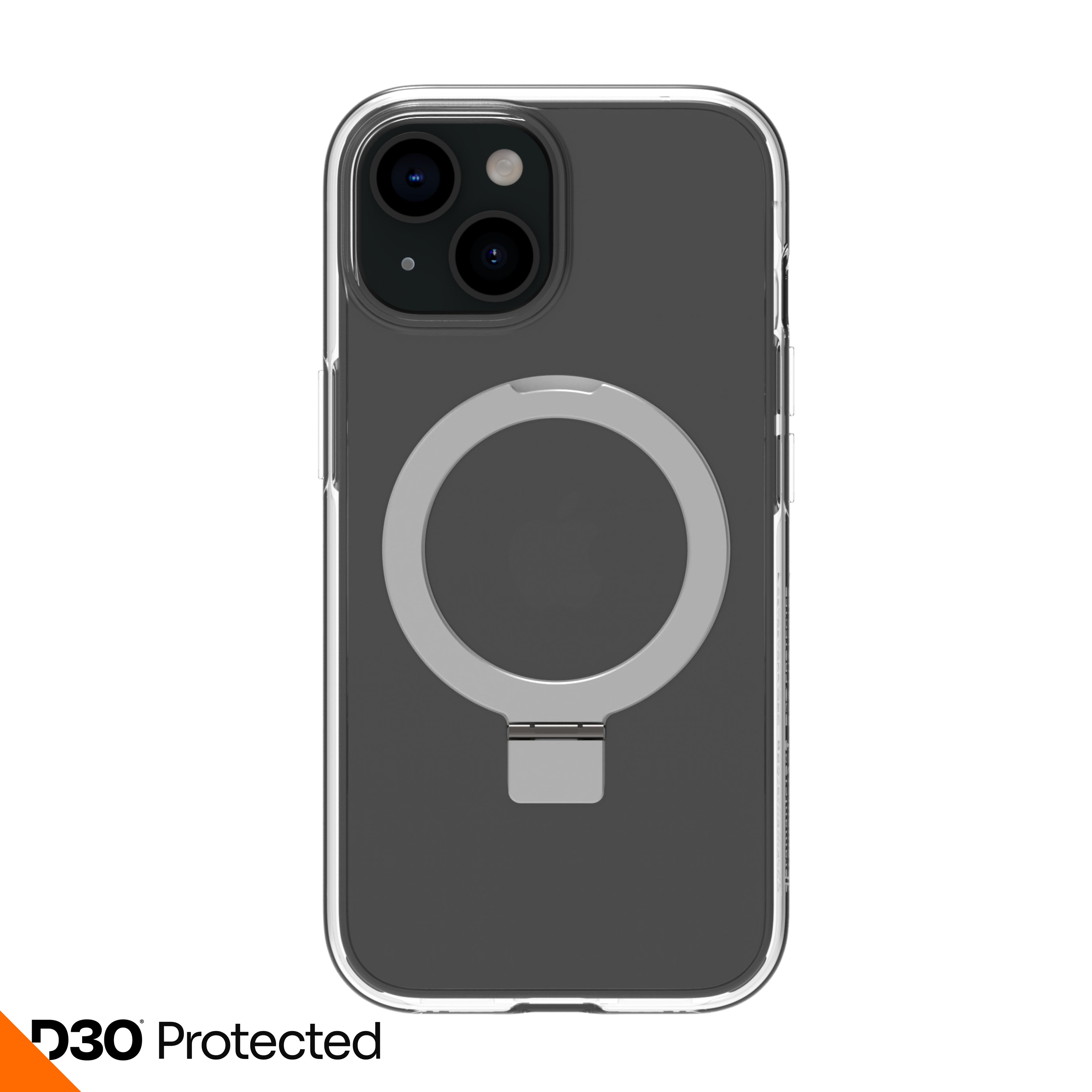dbramante1928 Iceland Ultra - Coque de protection pour téléphone portable - avec béquille - compatibilité avec MagSafe - D3O, plastique - clair - pour Apple iPhone 13, 14, 15, 16e
