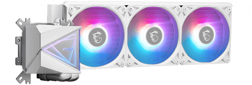 Kit Watercooling AIO MSI Mag CoreLiquid I RGB - 360mm (Blanc)