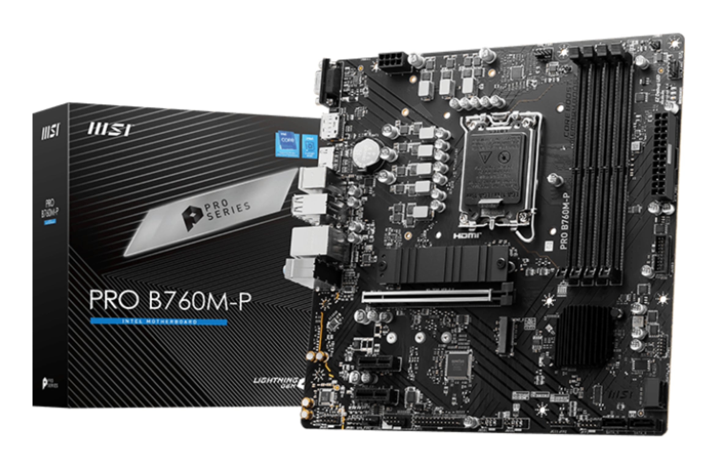 Carte Mère MSI Pro B760M-P DDR5 (Intel LGA 1700) Micro ATX