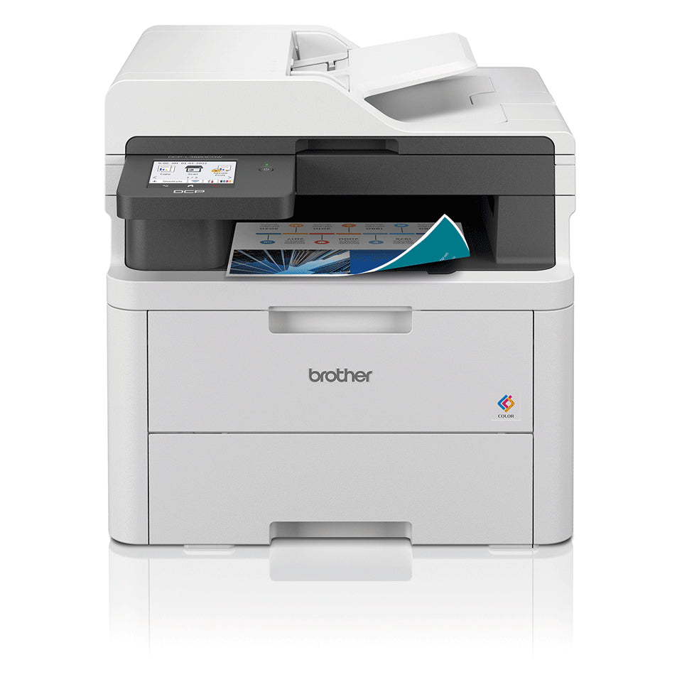 Brother DCP-L3560CDW - Imprimante multifonctions - couleur - LED - A4/Legal (support) - jusqu'à 26 ppm (copie) - jusqu'à 26 ppm (impression) - 250 feuilles - USB 2.0, Wi-Fi(n), Gigabit LAN