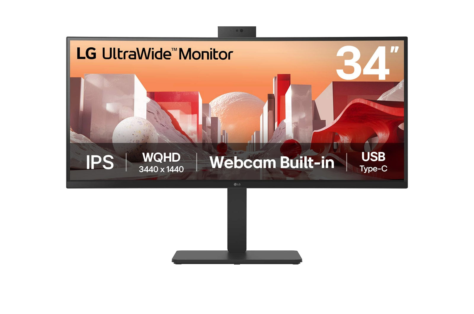 Écran LG 34BA85QE-B Wide Quad HD 34"