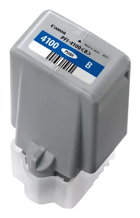 Canon PFI-4100 B - 80 ml - bleu - original - boîte de suspension - réservoir d'encre - pour imagePROGRAF PRO-1100