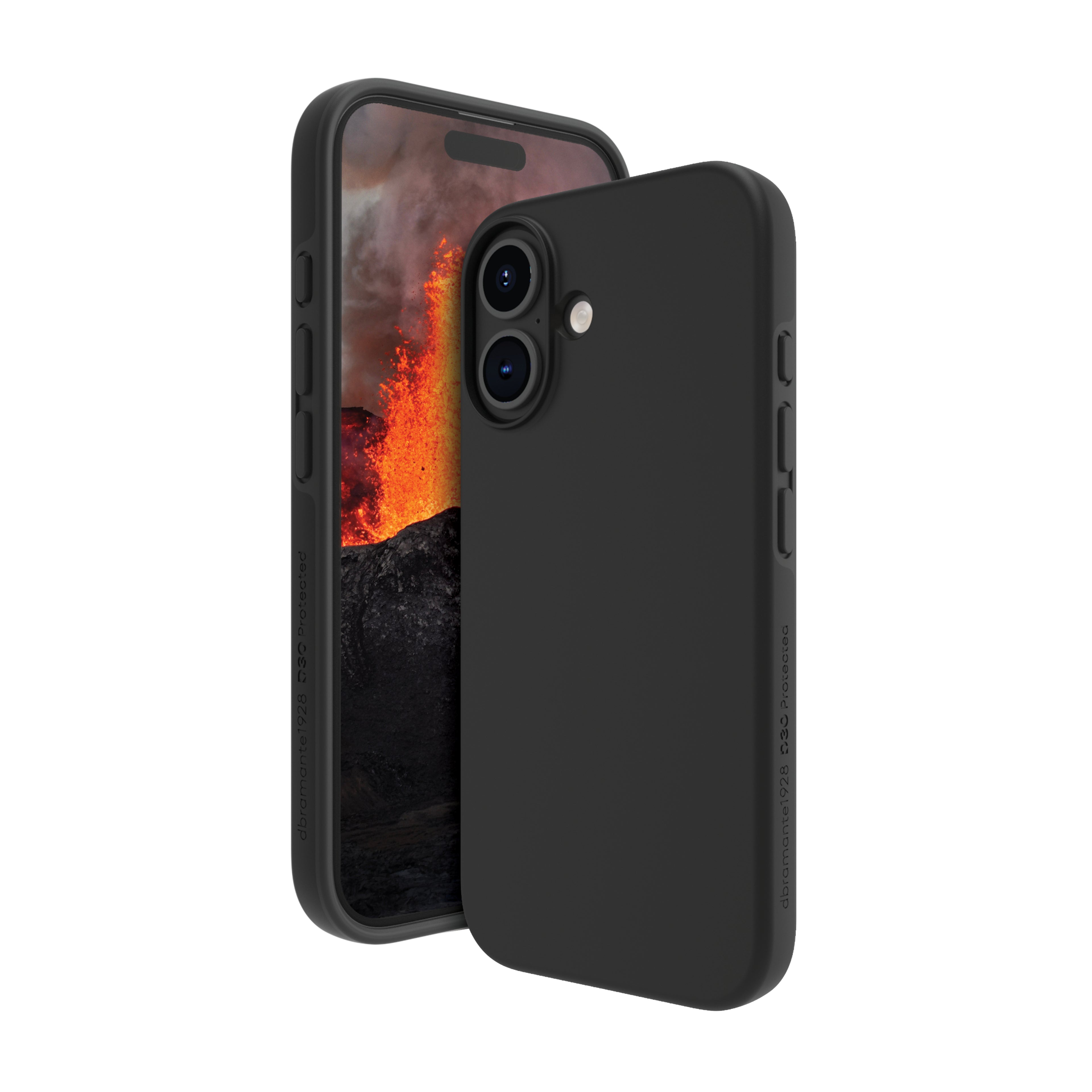 dbramante1928 Iceland Ultra - Coque de protection pour téléphone portable - compatibilité avec MagSafe - D3O, plastique - noir - pour Apple iPhone 16