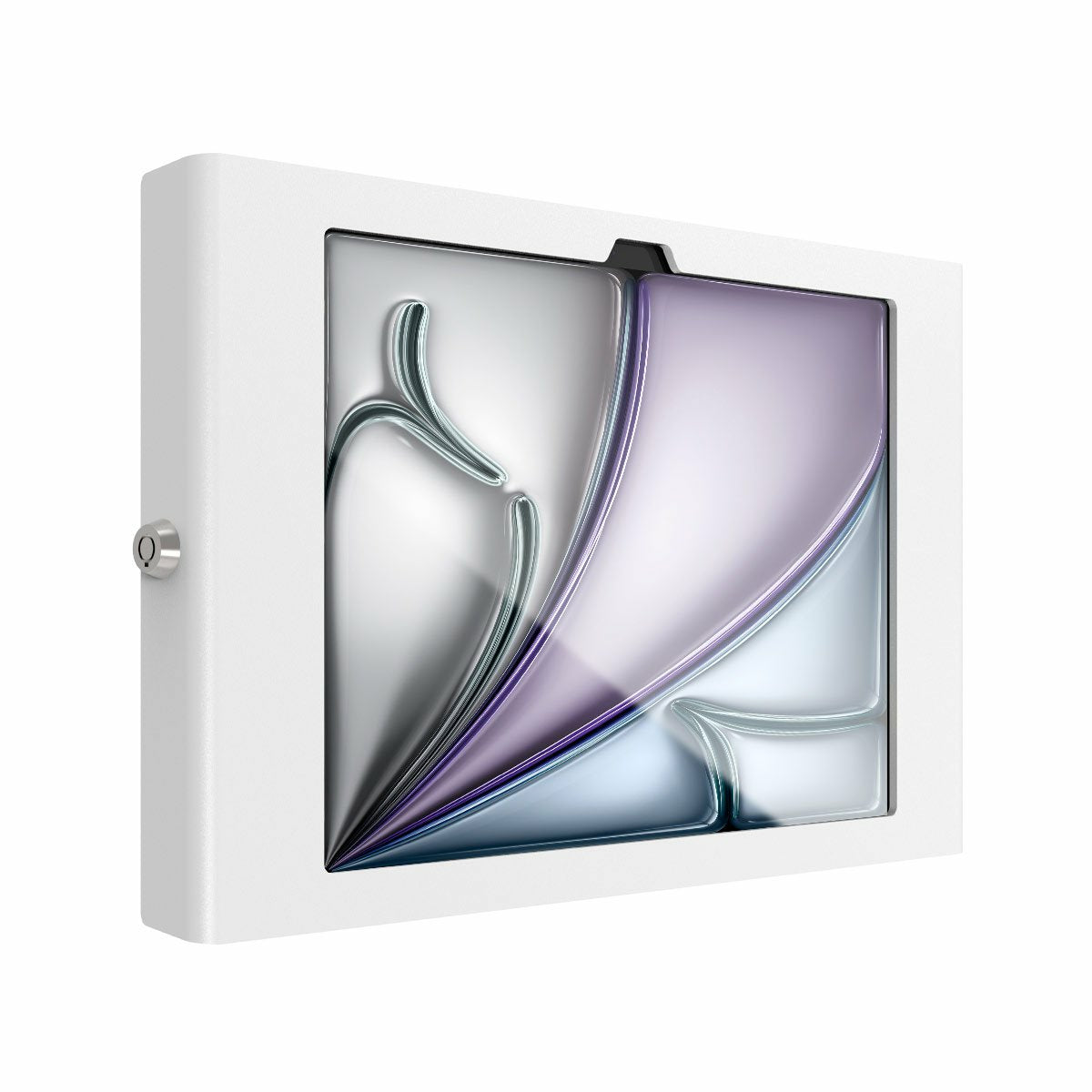 Compulocks iPad Air M2 & M3 11", Apex Secured Enclosure Wall Mount - White - Boîtier - pour tablette - montage en verre, espace - verrouillable - aluminium de haute qualité - blanc - Taille d'écran : 11" - Interface de montage : 100 x 100 mm - montable su