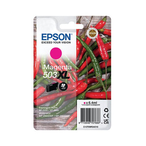 Cartouche d'encre originale Epson 503XL Cyan Magenta
