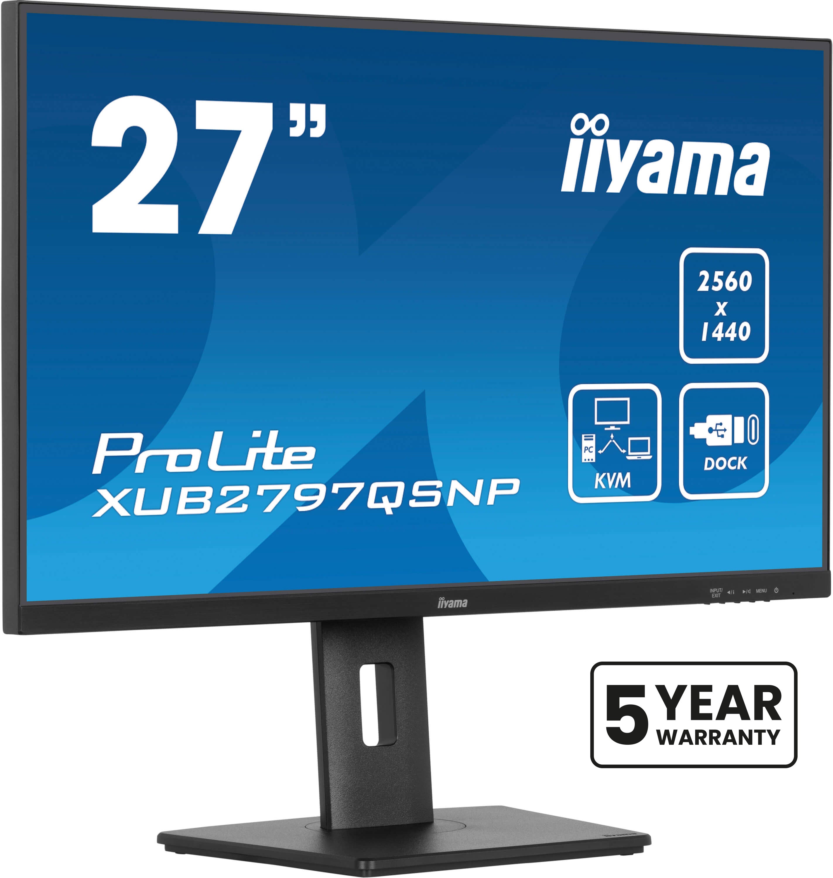 XUB2797QSNP-B1 27" QHD/100Hz/IPS/KVM USB-C 95W