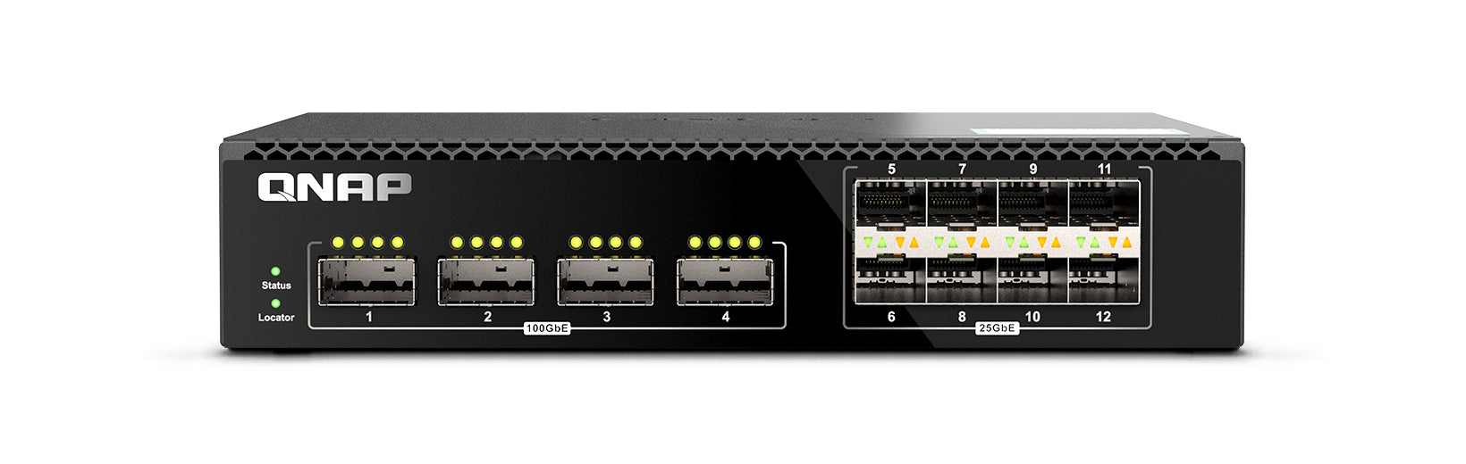 4x100GbE 8x25GbE managed, half-rackmount