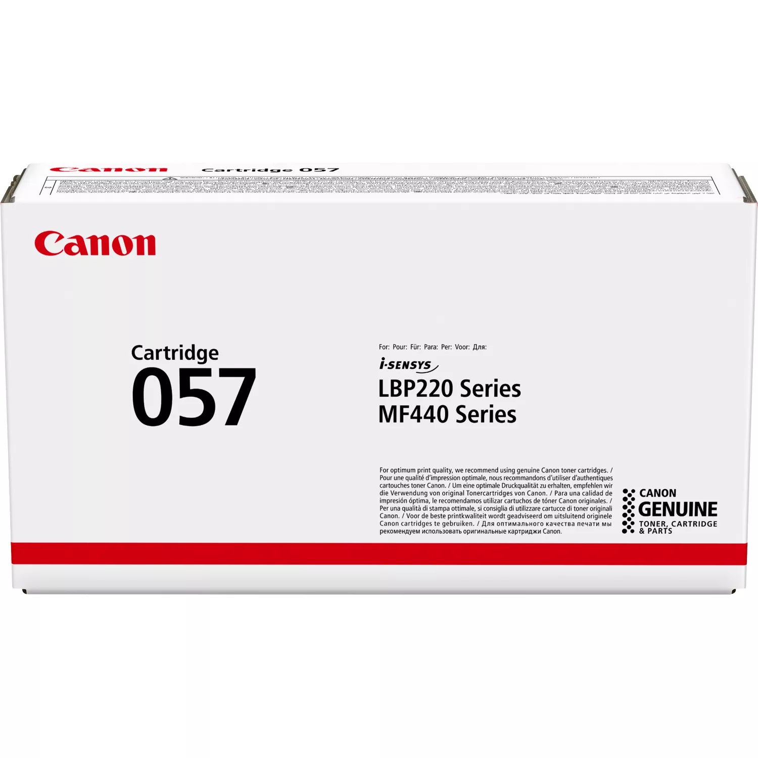 Canon 057 - Noir - original - cartouche de toner - pour imageCLASS LBP228, LBP236, LBP237, MF455, i-SENSYS LBP233, LBP236, MF453, MF455