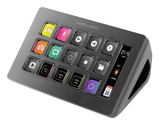 Console de streaming Mars Gaming Stream Deck Slim MSD-One (Noir)