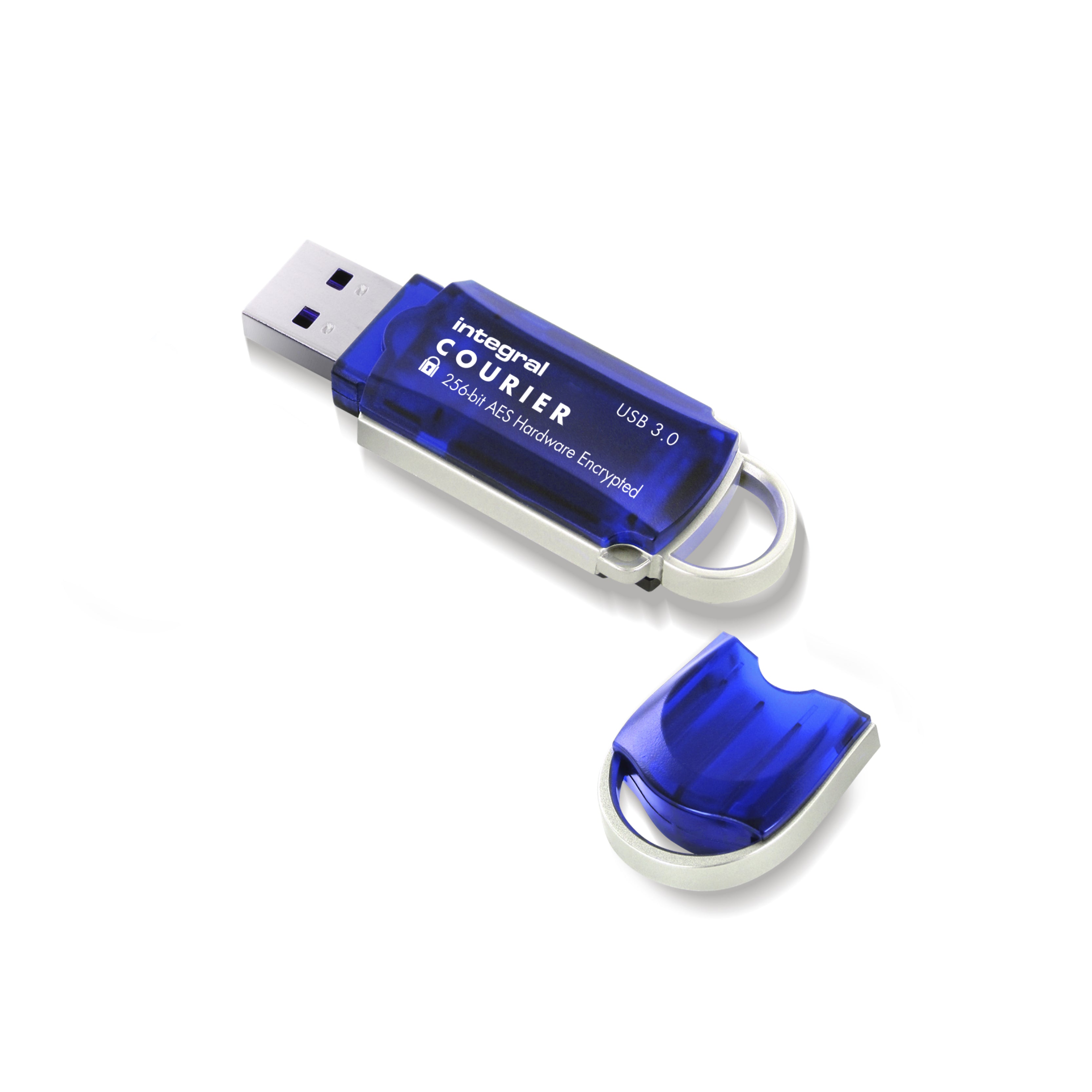 Integral Courier FIPS 197 Encrypted USB 3.0 - Clé USB - chiffré - 16 Go - USB 3.0