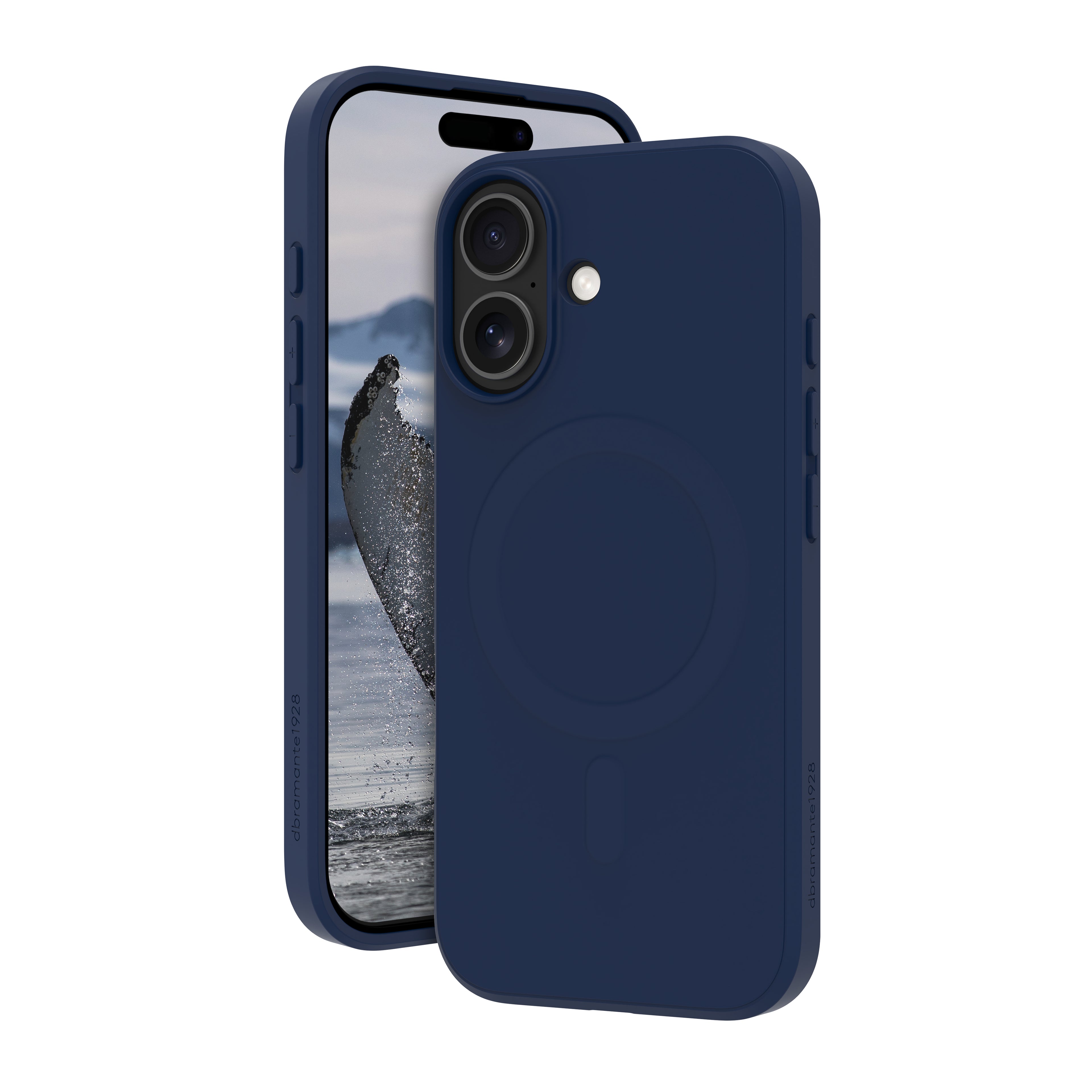 dbramante1928 Greenland Pro - Coque de protection pour téléphone portable - compatibilité avec MagSafe - plastique - bleu Pacifique - pour Apple iPhone 17