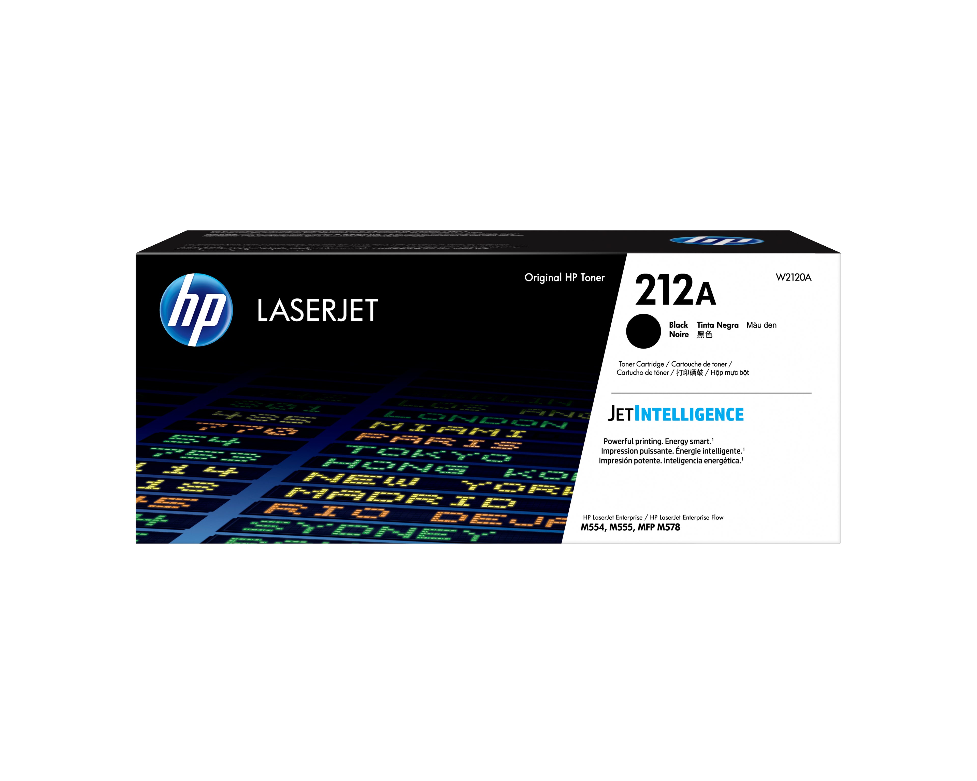 HP 212A - Noir - original - LaserJet - cartouche de toner (W2120A) - pour Color LaserJet Enterprise M555, MFP M578, LaserJet Enterprise Flow MFP M578