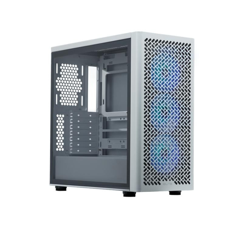 Boîtier ATX semi-tour Cooler Master E502-WGNN-S00 Blanc