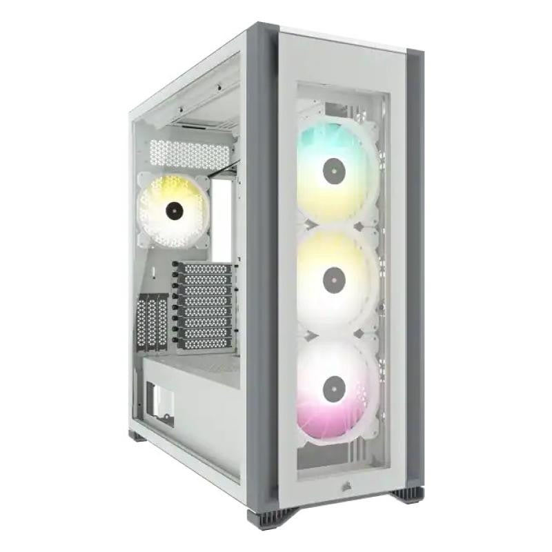 Boitier Grand Tour E-ATX Corsair iCue 7000X RGB avec panneaux vitrés (Blanc)