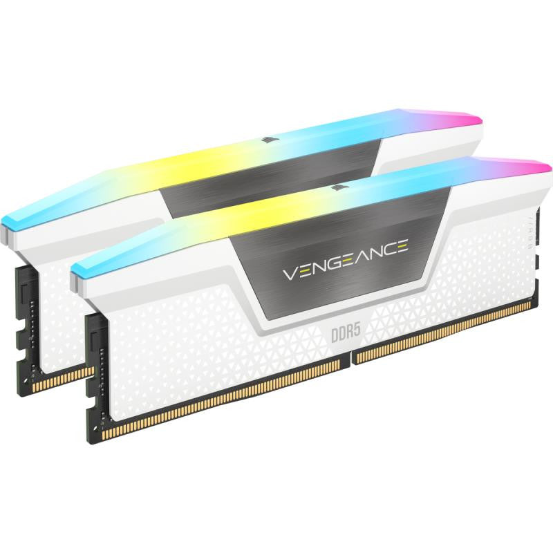 Corsair Vengeance RGB CMH32GX5M2B6000C40W module de mémoire 32 Go 2 x 16 Go DDR5