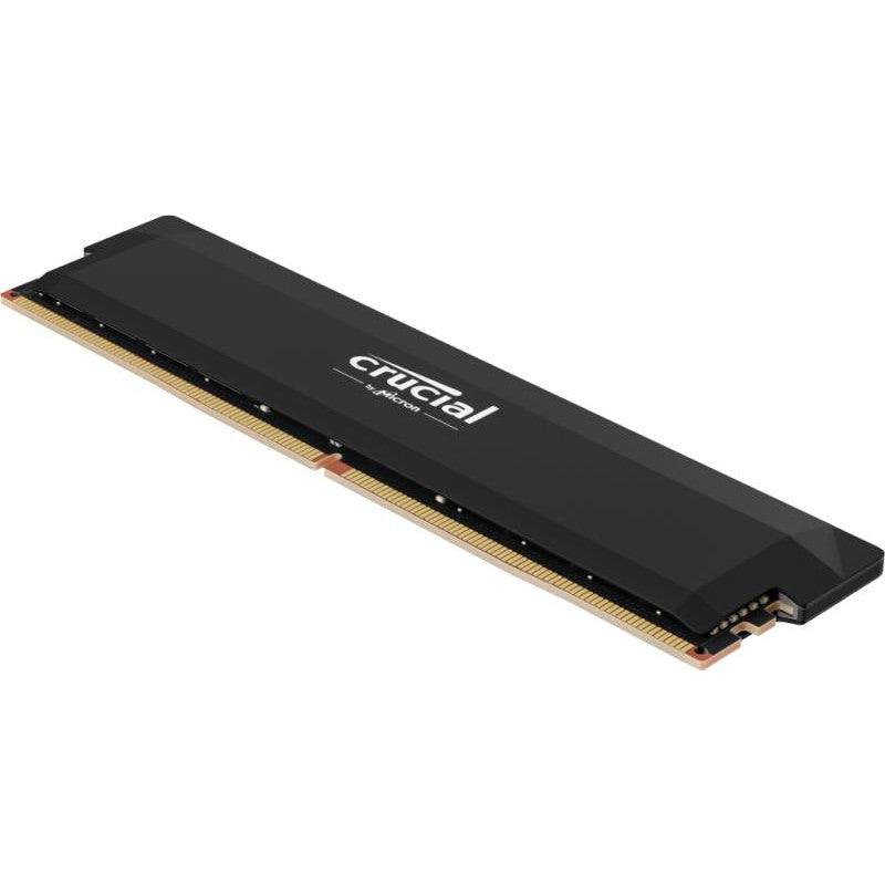 Barrette mémoire 32Go DIMM DDR5 Crucial Pro OC Gaming 6400MHz (Noir)