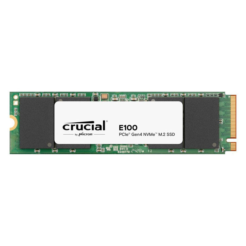 Disque SSD Crucial E100 2To - M.2 NVMe Type 2280 Version OEM (Tray)