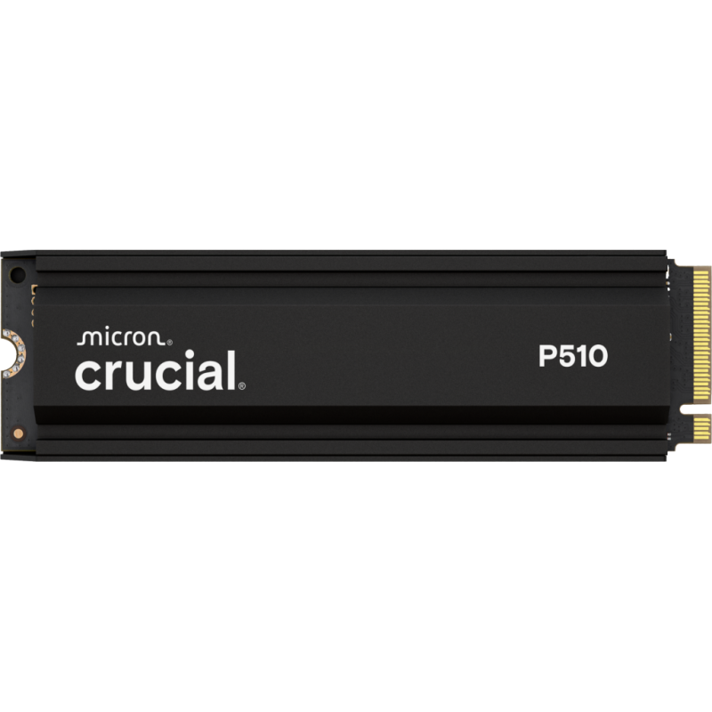 Disque SSD Crucial P510 1To avec dissipateur - M.2 NVMe Type 2280