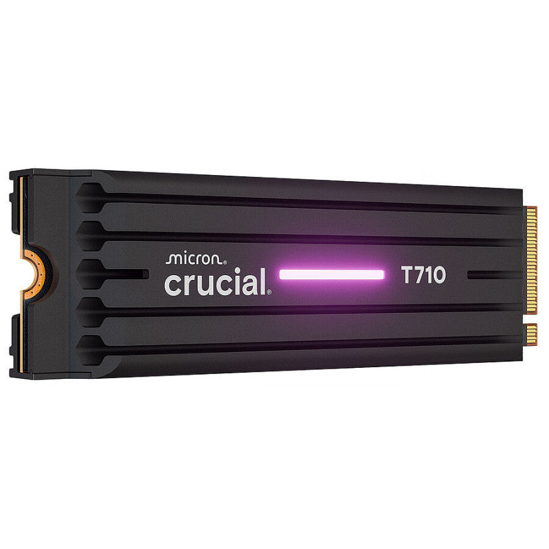 Disque SSD Crucial T710 2To avec dissipateur - NVMe M.2 Type 2280