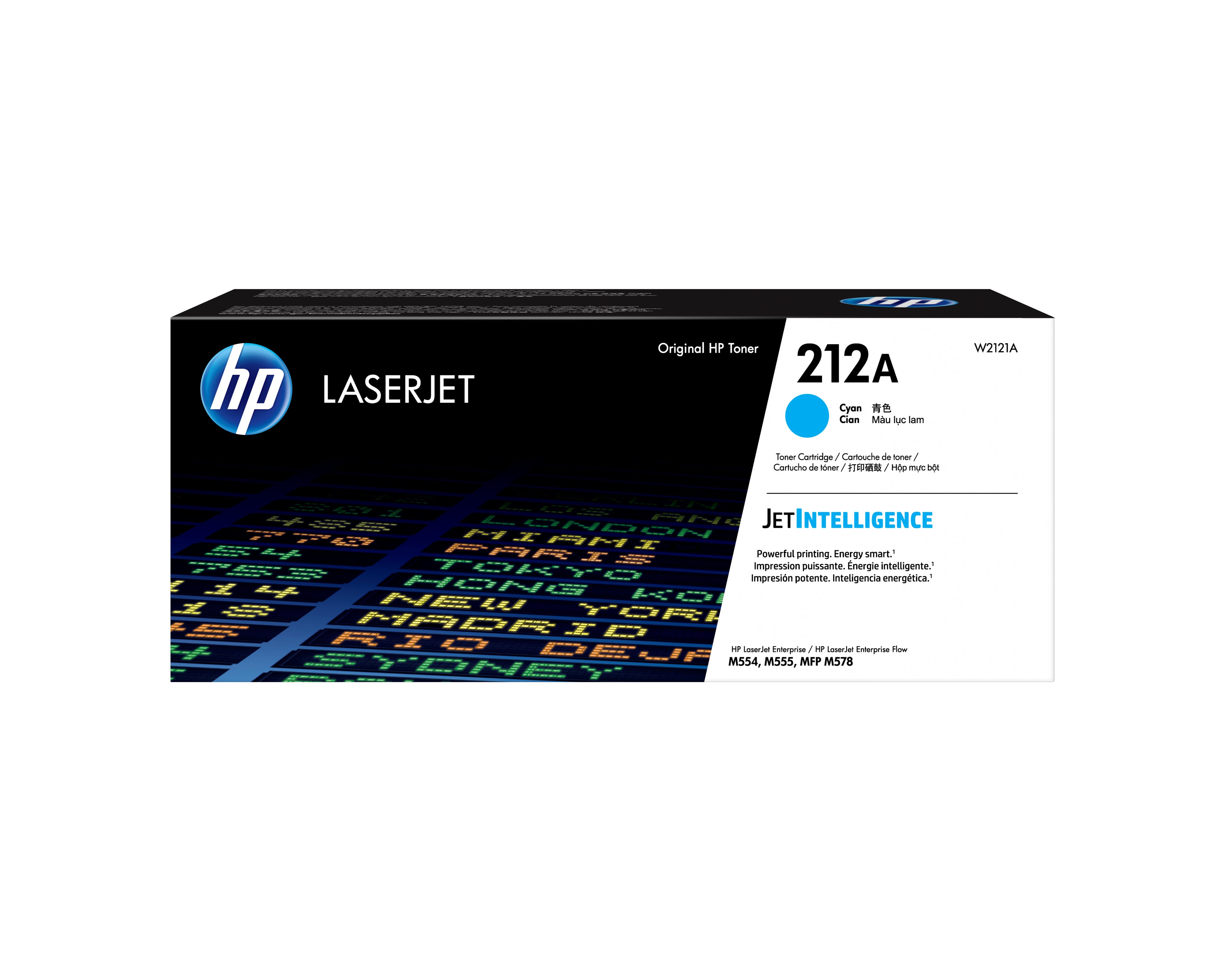 Toner original HP 212A Cyan