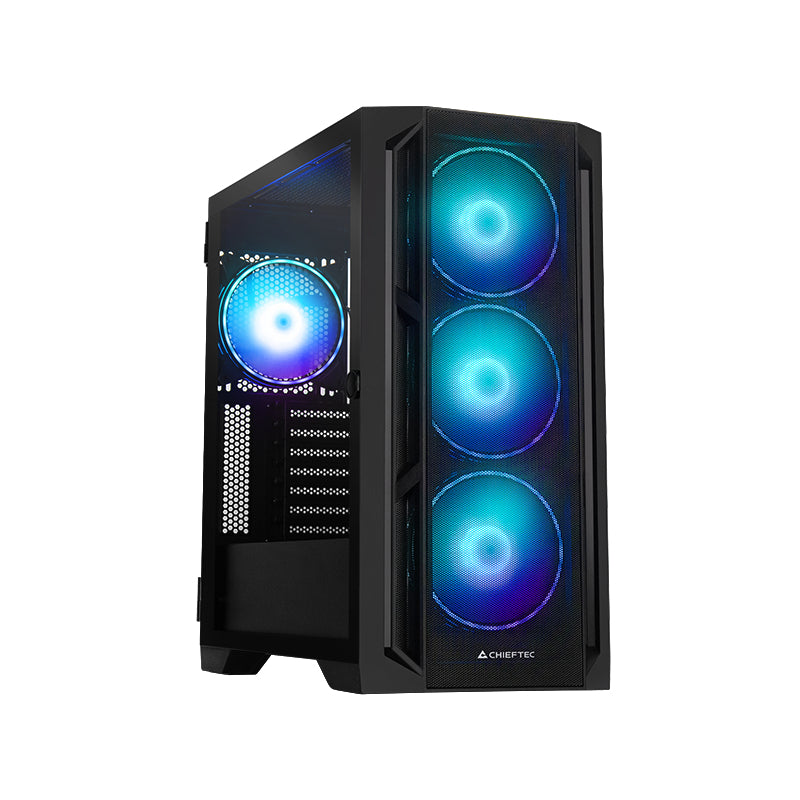 Boitier Moyen Tour E-ATX Chieftec Apex Lumo RGB avec panneaux vitrés (Noir)