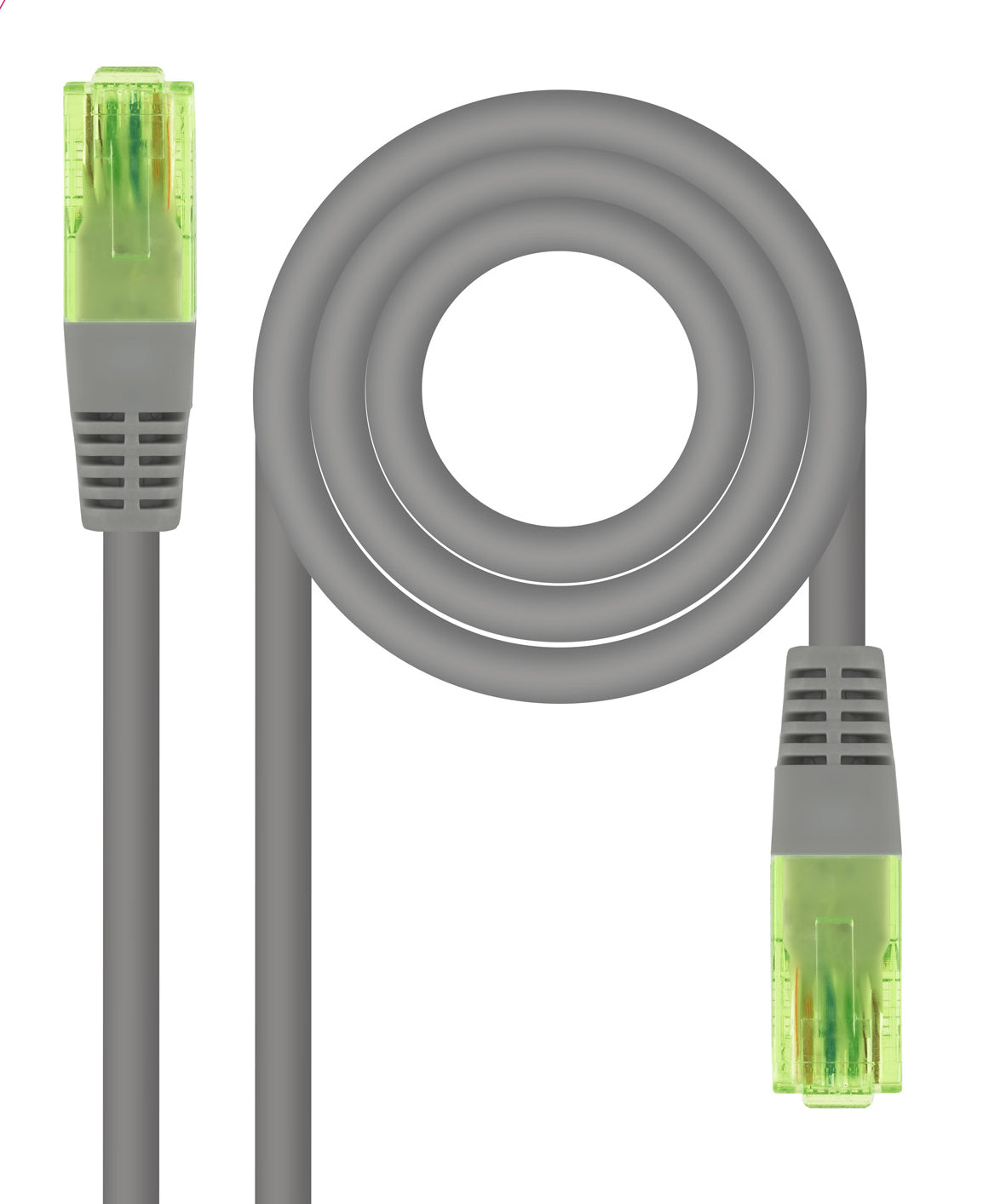 Câble RJ45 Catégorie 6 UTP Rigide NANOCABLE AWG26 Gris 30 m
