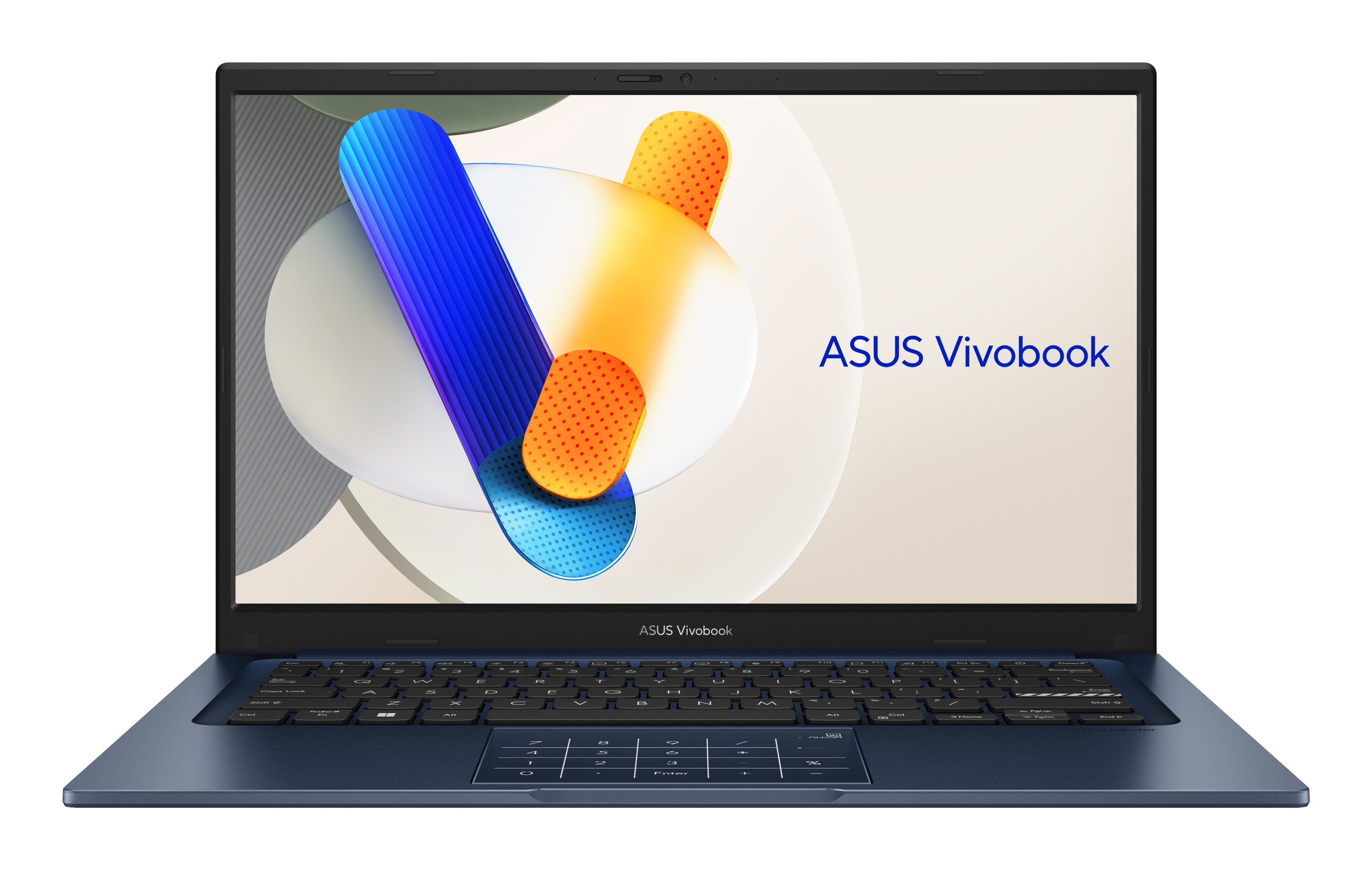 ASUS VivoBook 14 X1404VA-AM446W - Conception de charnière à 180 degrés - Intel Core i7 - 1355U / jusqu'à 5 GHz - Win 11 Home - Carte graphique Intel Iris Xe - 16 Go RAM - 1 To SSD NVMe - 14" 1920 x 1080 (Full HD) - Wi-Fi 6E, Bluetooth - bleu calme