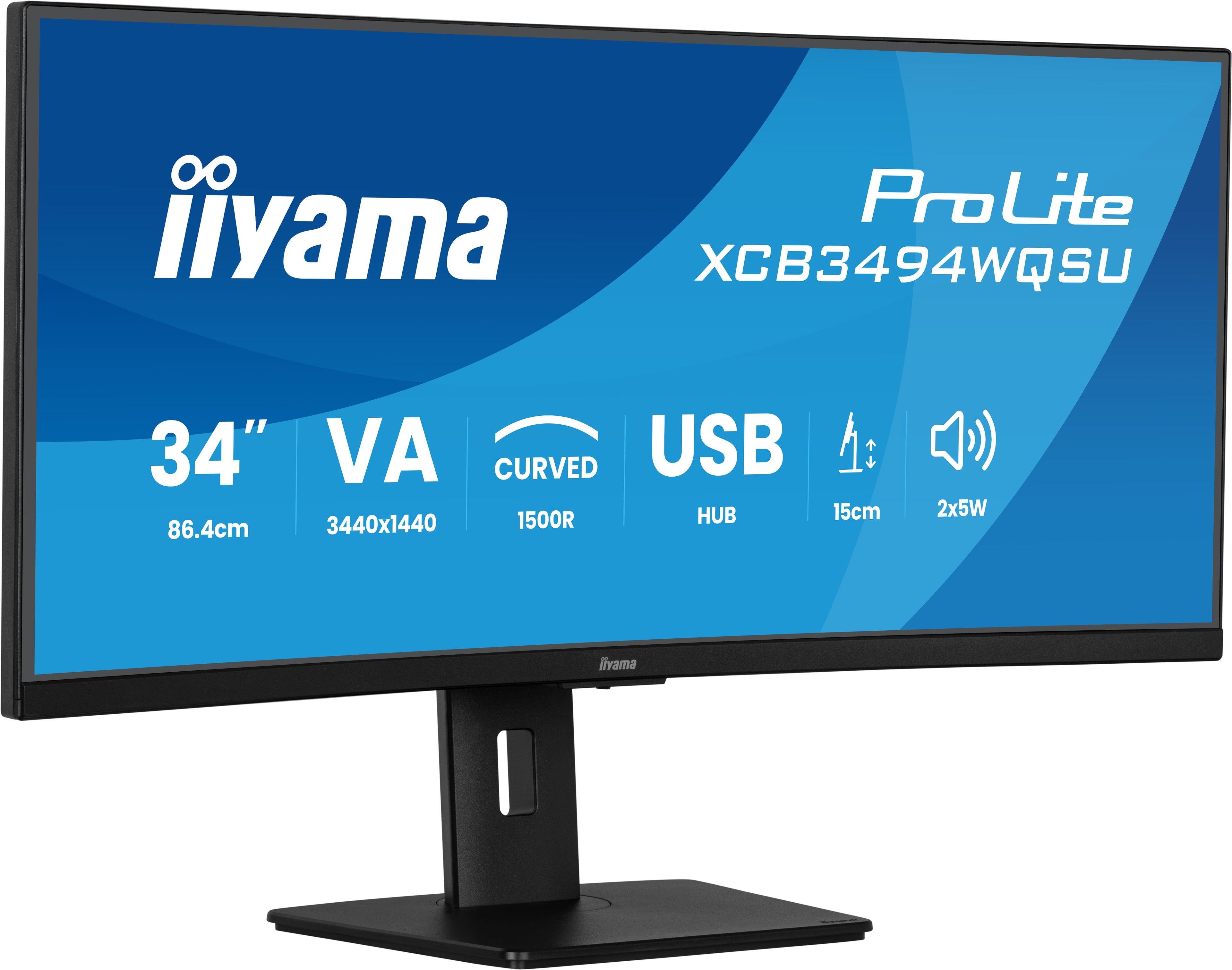XCB3494WQSU-B1 34"CURVE/120Hz/VA/0,4ms/FreeSync# P#