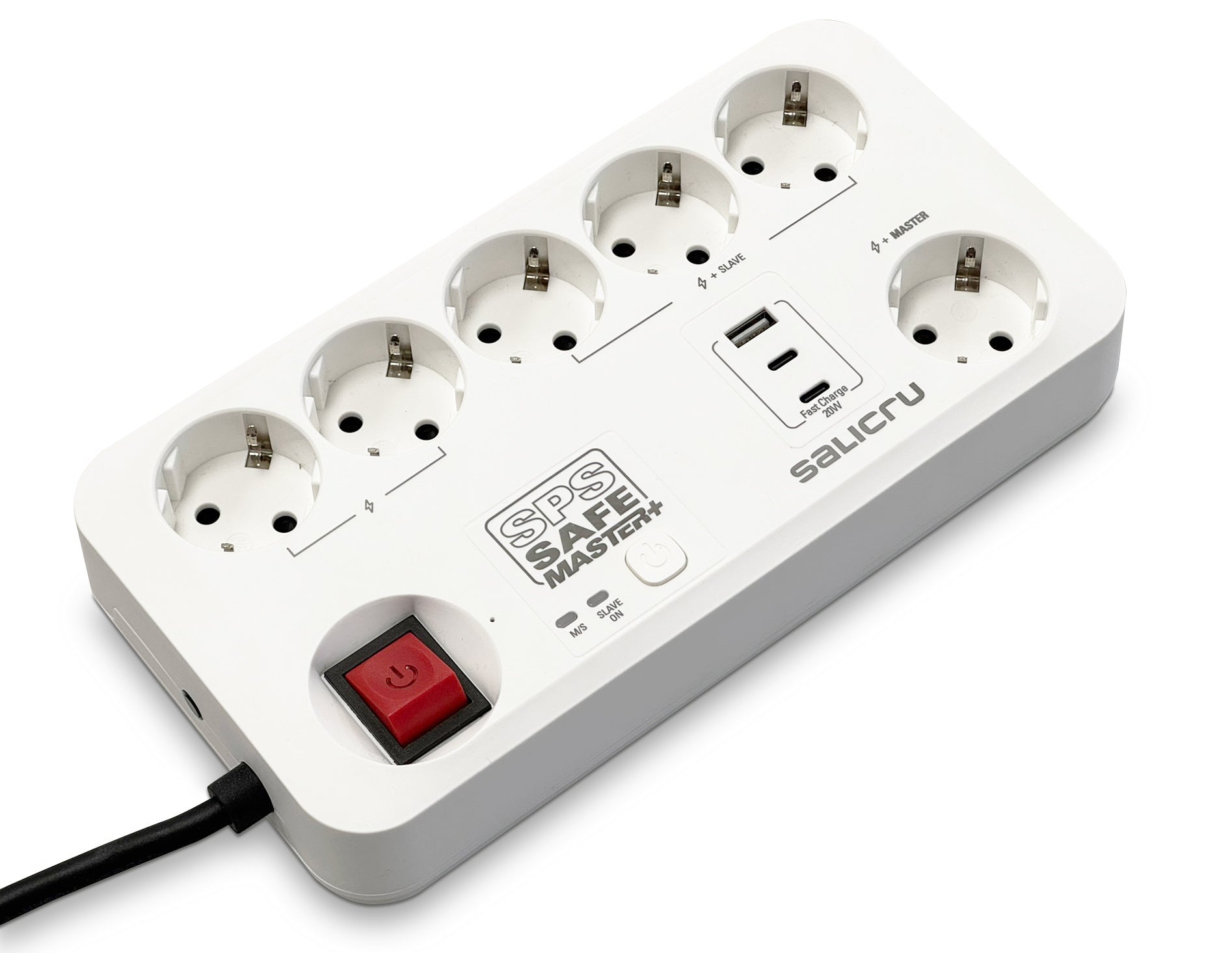 Système d'Alimentation Sans Interruption Interactif Salicru 680DA000004 Blanc (1,4 m)