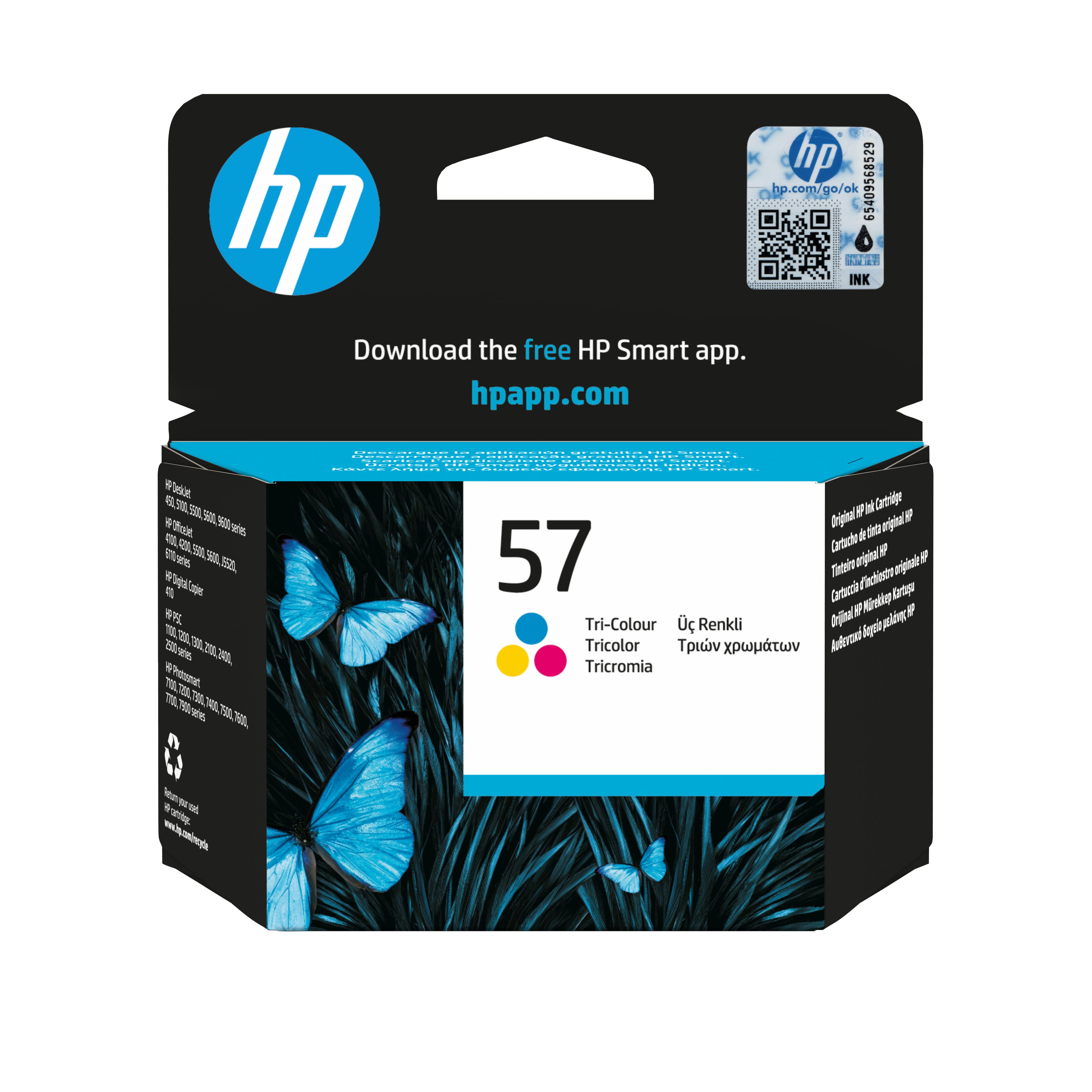 Cartouche d'encre originale HP 57 Tricolore