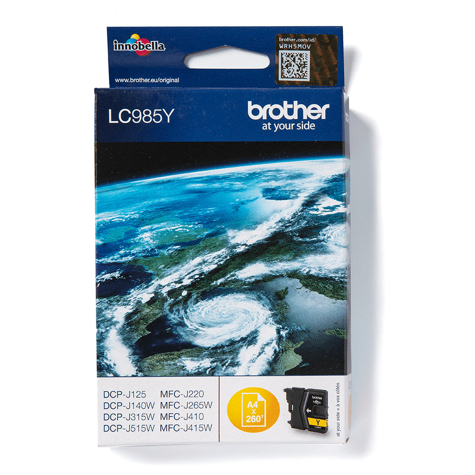 Cartouche d'encre originale Brother LC985Y Jaune