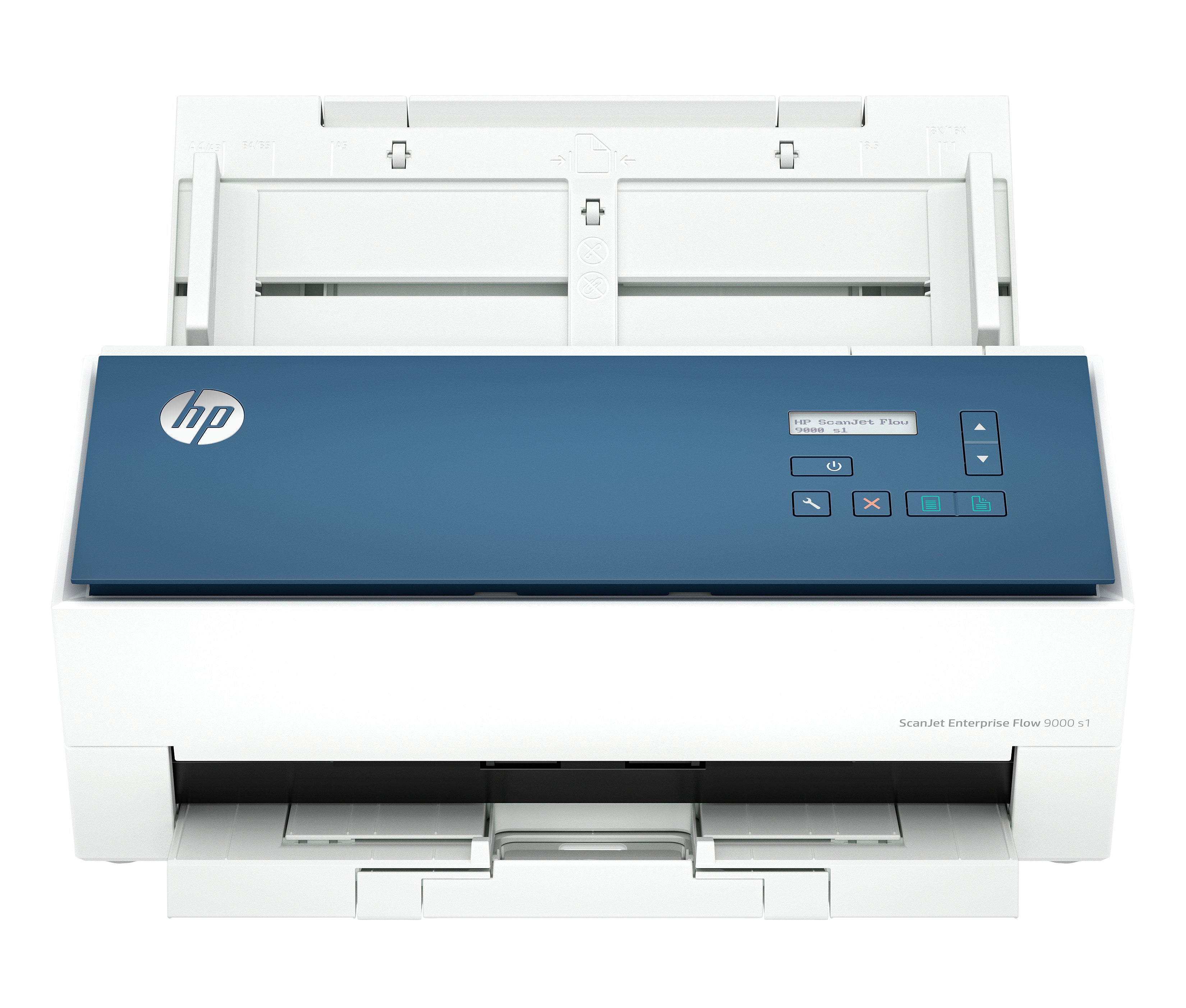 HP ScanJet Enterprise Flow 9000 s1 - Scanner de documents - CMOS / CIS - Recto-verso - A3/Ledger - 600 dpi x 600 dpi - jusqu'à 80 ppm (mono) / jusqu'à 80 ppm (couleur) - Chargeur automatique de documents (100 feuilles) - jusqu'à 30000 pages par jour - USB