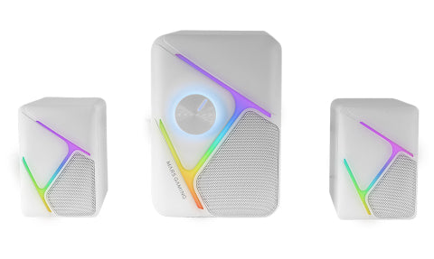 Enceintes Mars Gaming MS-H21 RGB (Blanc)