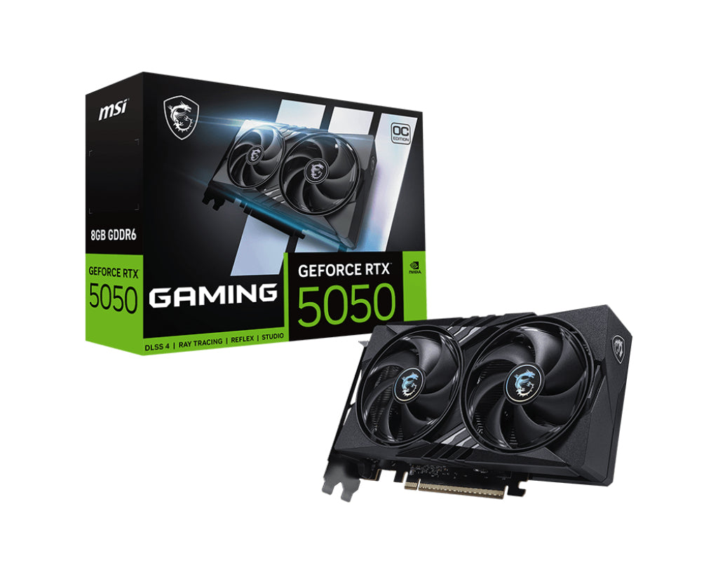 Carte Graphique MSI GeForce RTX 5050 8G GAMING OC GEFORCE RTX 5050 8 GB GDDR6