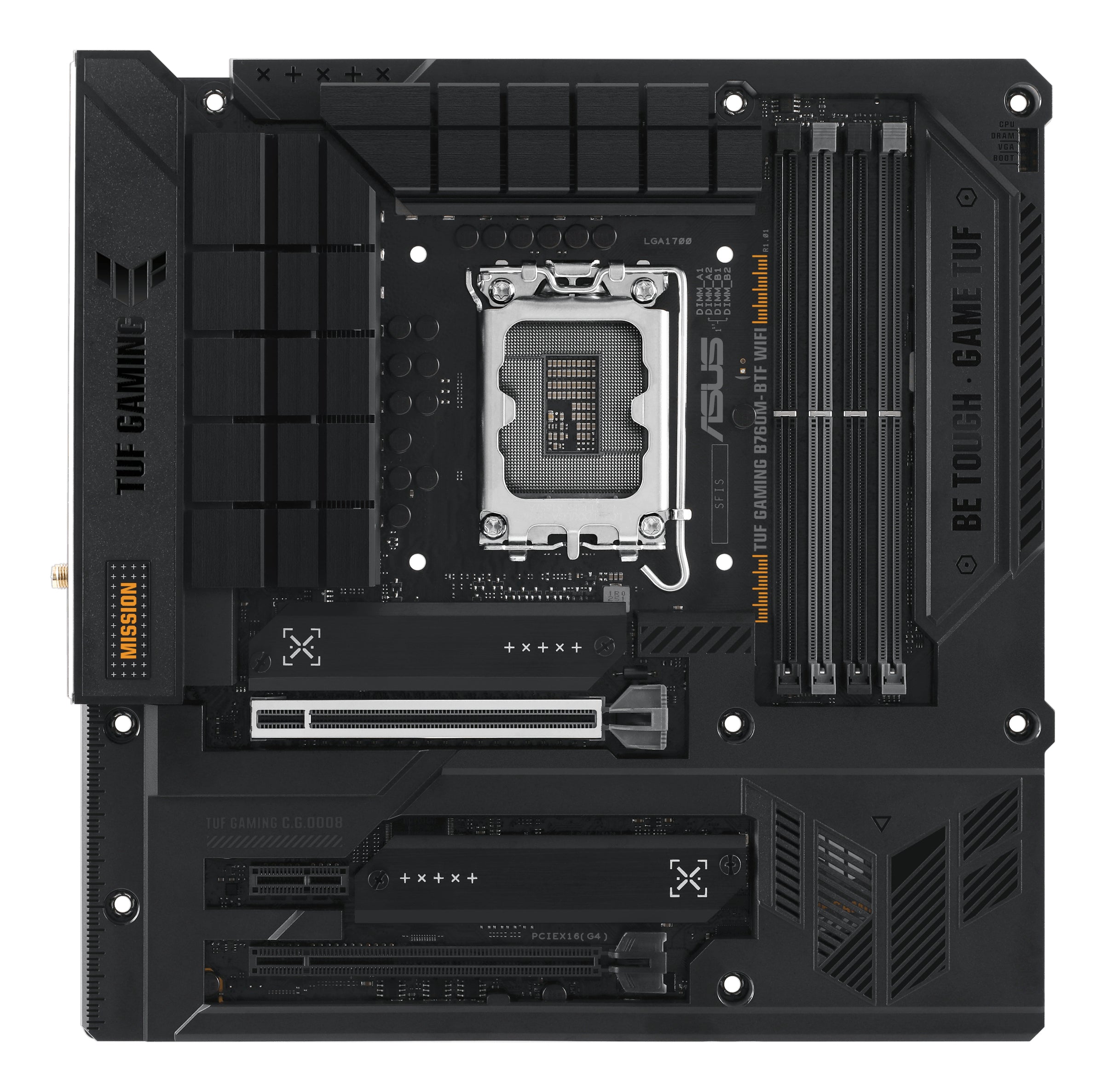 TUF GAMING B760M BTF WIFI - B760/1700/DDR5/mATX