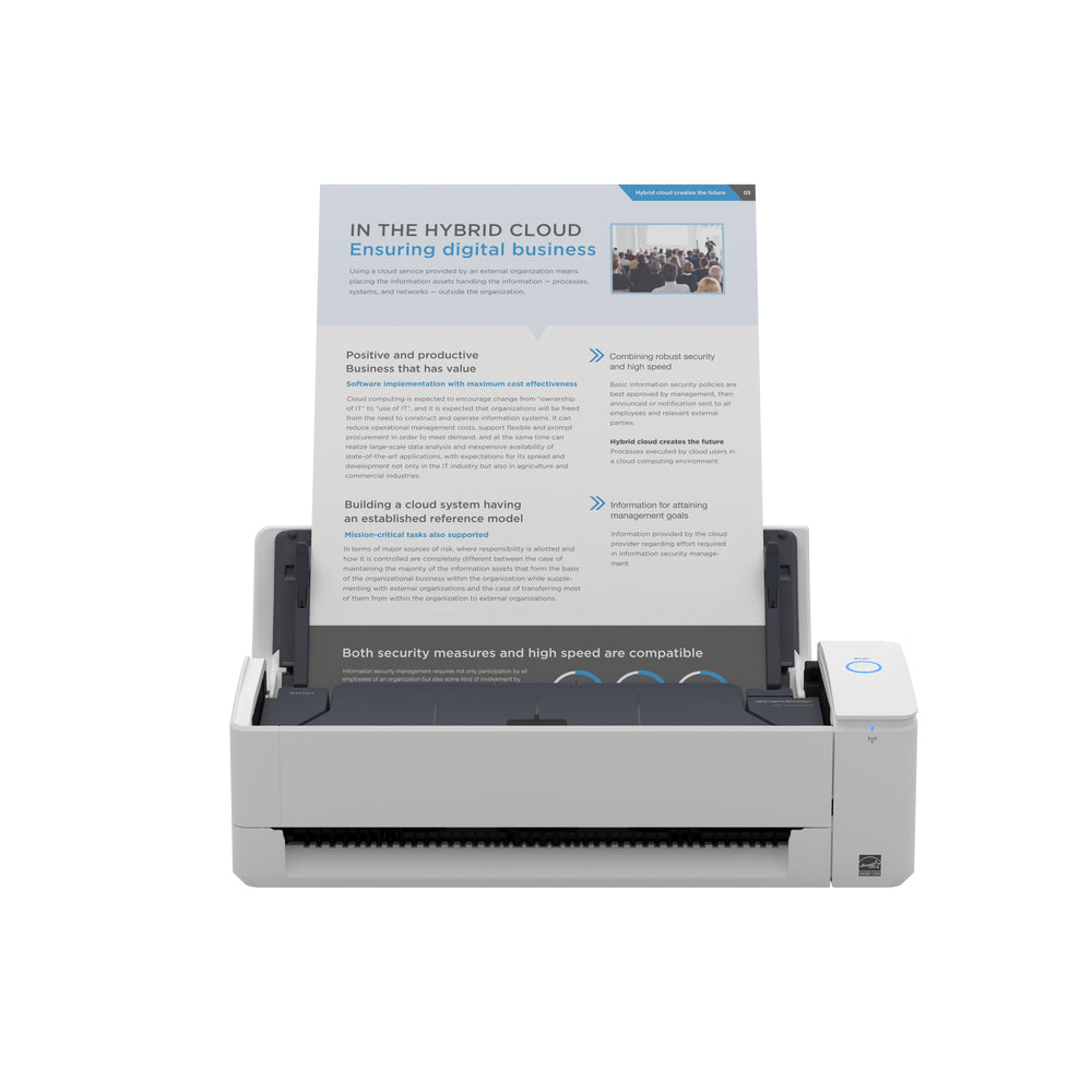 Ricoh ScanSnap iX1300 - Scanner de documents - CIS Double - Recto-verso - 216 x 3000 mm - 600 dpi x 600 dpi - jusqu'à 30 ppm (mono) / jusqu'à 30 ppm (couleur) - Chargeur automatique de documents (20 feuilles) - USB 3.2 Gen 1x1, Wi-Fi(ac)