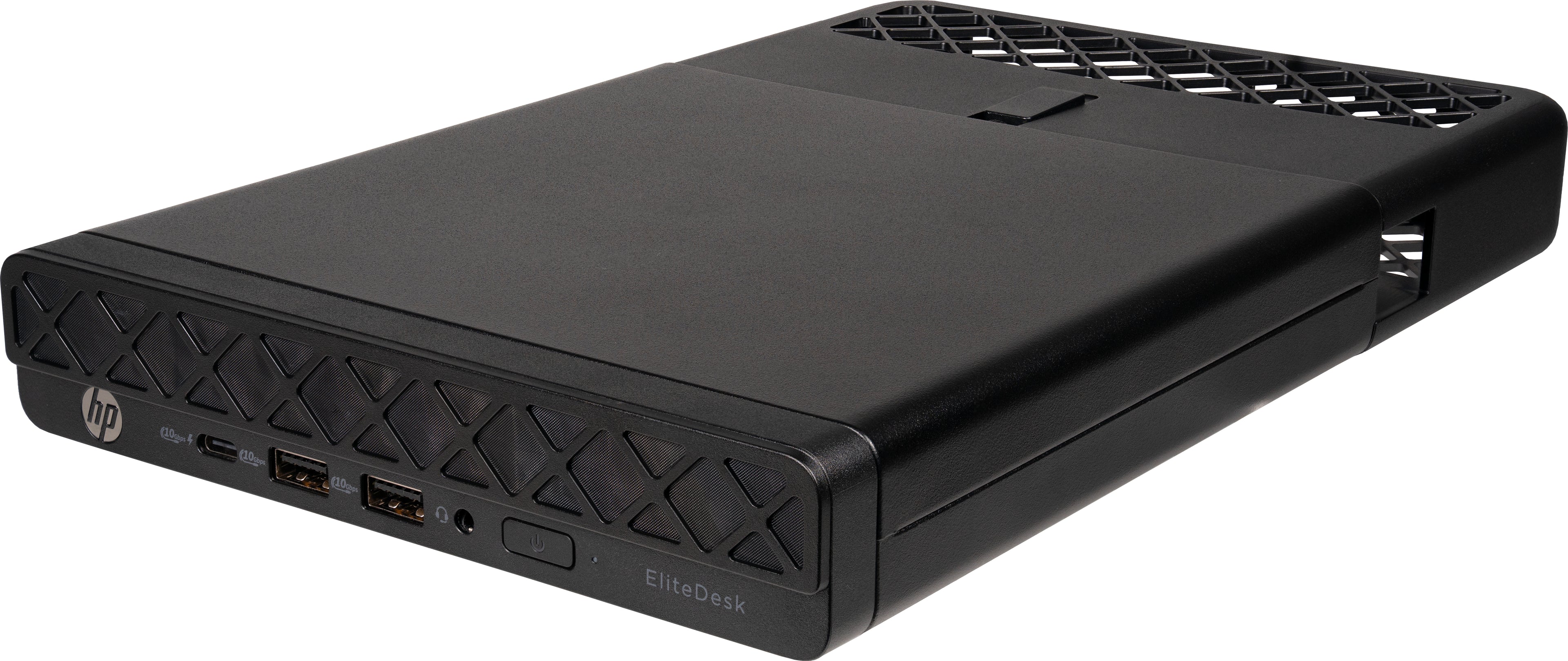 HP EliteDesk 8 G1a - Mini Ryzen 5 Pro 220 / jusqu'à 4.9 GHz - RAM 8 Go - SSD 256 Go - NVMe - Radeon 740M - Gigabit Ethernet, IEEE 802.11ax (Wi-Fi 6), Bluetooth 5.4 - Win 11 Pro - moniteur : aucun - clavier : Français - noir Jack - Smart Buy - avec Service