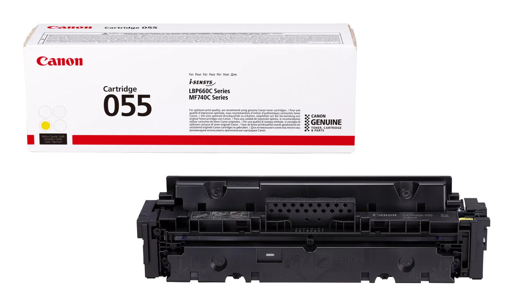 Cartouche 055 Jaune 2100 p - 3013C002