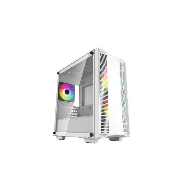 Boitier Mini Tour Micro ATX DeepCool CC360 RGB avec panneau vitré (Blanc)