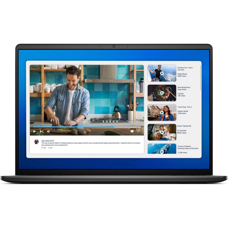 DELL DC16250 Intel Core 7 150U Ordinateur portable 40,6 cm (16") Full HD+ 16 Go DDR5-SDRAM 512 Go SSD Wi-Fi 6 (802.11ax) Windows 11 Pro Français Noir