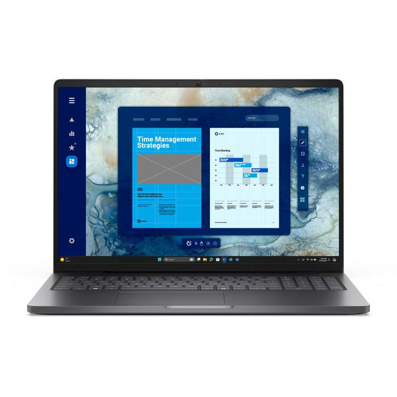 DELL Pro 16 PC16250 Intel Core 5 120U Ordinateur portable 40,6 cm (16") Full HD+ 16 Go DDR5-SDRAM 512 Go SSD Wi-Fi 6E (802.11ax) Windows 11 Pro Français Noir