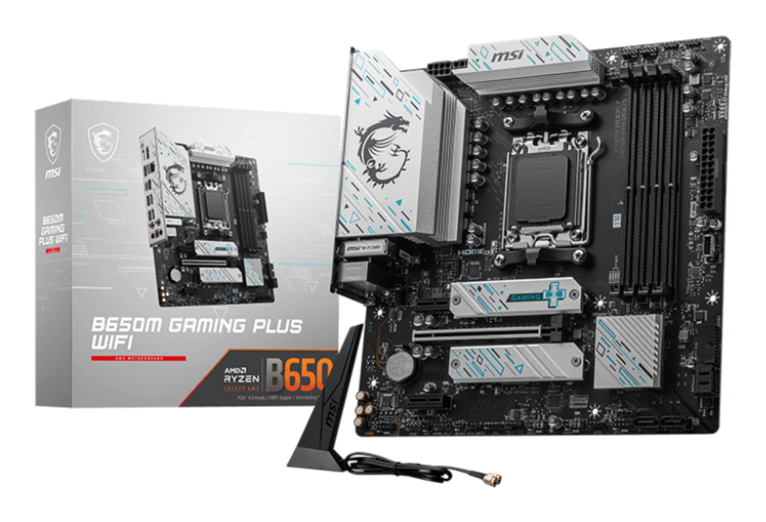 Carte Mère MSI B650M Gaming Plus WiFi (AM5) Micro ATX