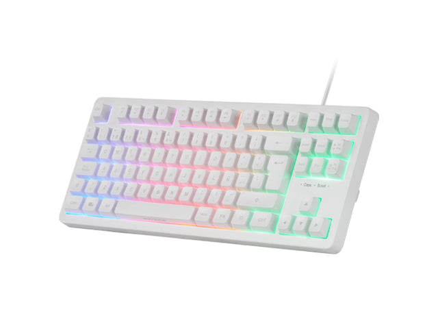 Clavier Mars Gaming MK023 TKL FRGB Blanc